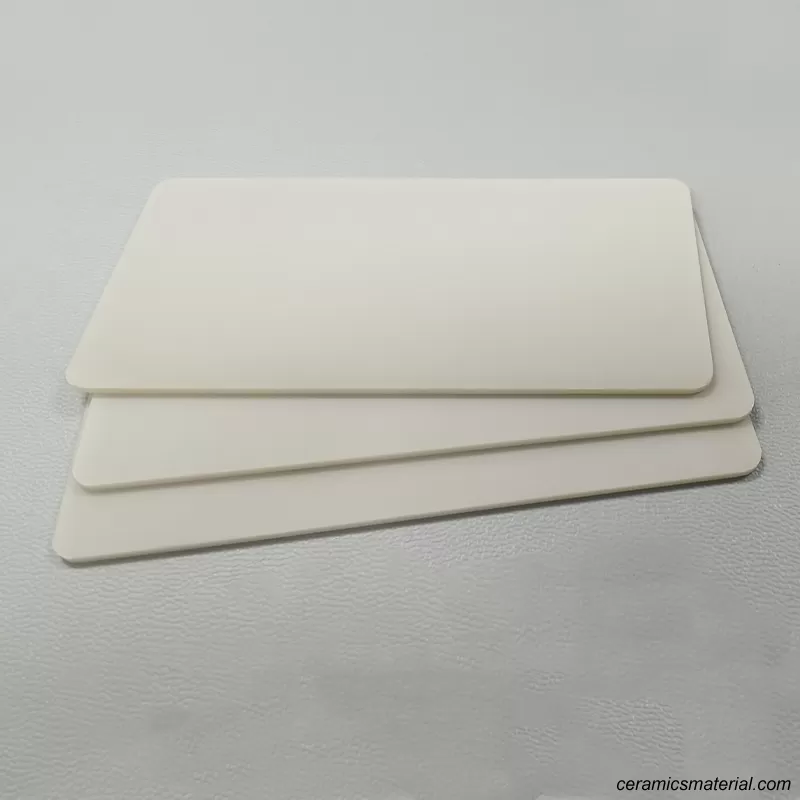 Aluminum nitride ceramic insulating backing plate