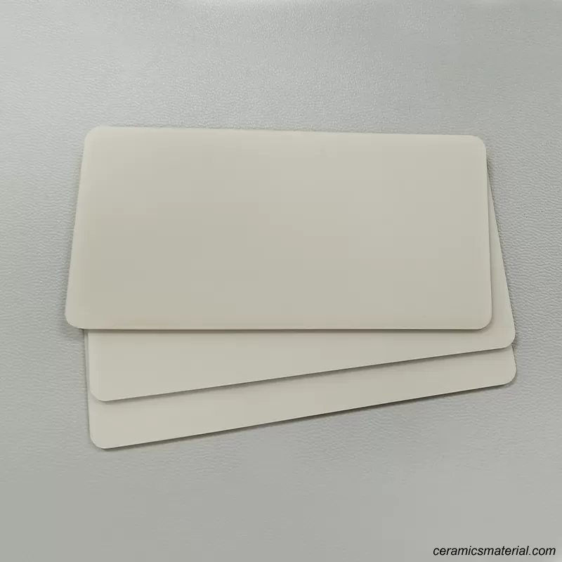 Aluminum nitride ceramic insulating backing plate