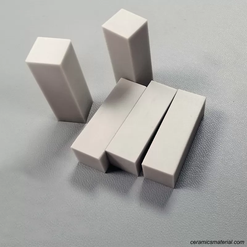 Aluminum nitride ceramic block