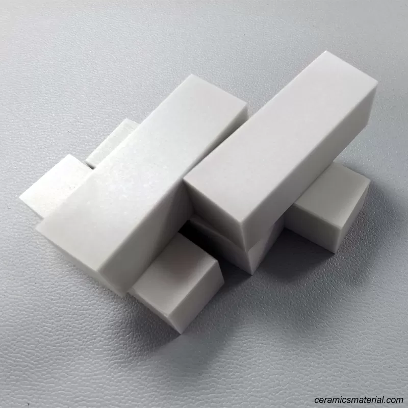 Aluminum nitride ceramic block