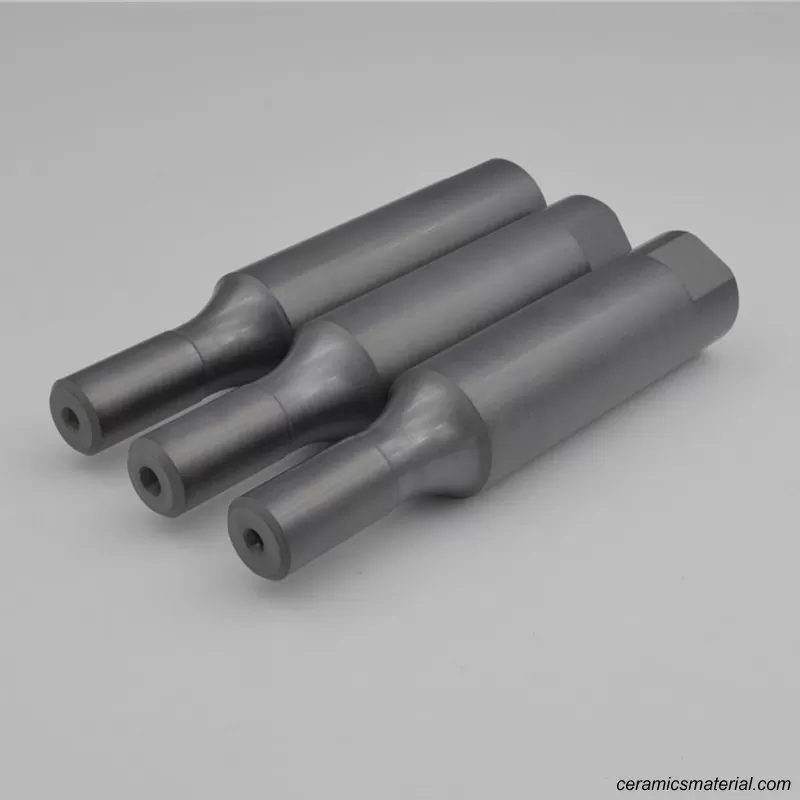 Silicon carbide ceramic cylindrical structural parts