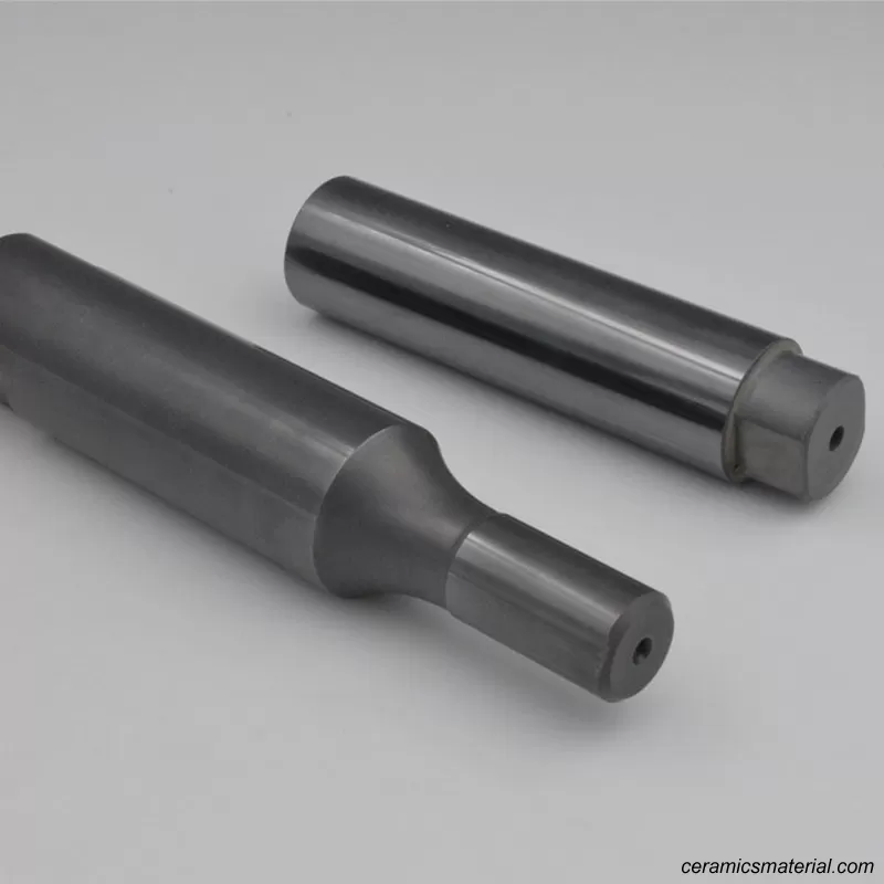 Silicon carbide ceramic cylindrical structural parts