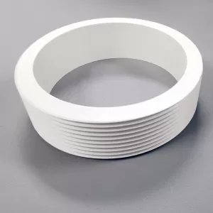 Boron nitride ceramic threaded fastening ring